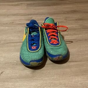 Nike Blue and Green Sneakers